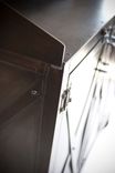Industrial Steel Rolling Hostess Stand, Host Stand, Restaurant Furniture, Podium, Pos, Kiosk 3 small