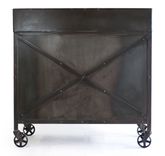 Industrial Steel Rolling Hostess Stand, Host Stand, Restaurant Furniture, Podium, Pos, Kiosk 6 small