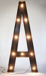 6' Tall Letter 'A' Light, Marquee Light, Lamp, Lettering 3 small