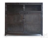 Handmade Industrial Steel Hostess Stand, Host Stand, Podium, Kiosk, Kitchen Island, 1 small