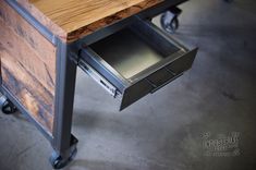 Custom Reception Desk Reclaimed Wood 2 small