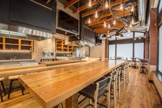 Custom Reclaimed Wood & Steel Conference Table / Farm Table / Community Table 4 small