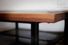 Custom Walnut & Steel Kitchen Island, Metal Kitchen Island, Industrial Kitchen Island 2 small