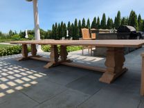 Solid Mahogany Table And Chairs 3 small