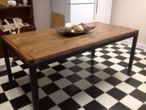 Slat Table With Steel Base 5 small