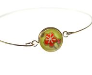 Green Chiyogami Bitty Bangles 3 small