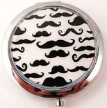 Double-Sided Compact Mirror With Custom Paper Design 4 small