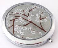 Double-Sided Compact Mirror With Winter Branches Design 1 small