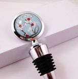 Wine Stopper With Cherry Blossom Sky Design 2 small