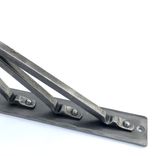 Handcrafted Heavy Duty Shelf & Mantel Steel Bracket. 2 small