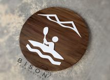 Rustic Kayak Recreational Sign 2 small