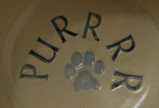 Cat Water And Food Bowl Feeding Set  Custom Made 2 small