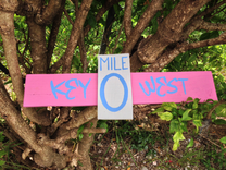 Rustic Wooden Directional Beach Sign, Beach House Decoration. 3 small