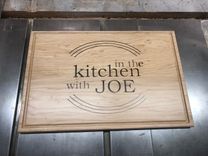 Personalized Hardwood Cutting Boards 1 small