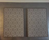 Custom Framed Fabric Wall Art / Wall Hanging | Handcrafted | 2 Piece Set 2 small