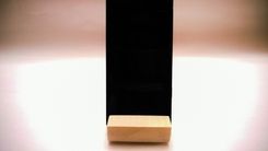 Wooddock 101 - Smartphone, Iphone, Galaxy Wood Phone Dock Stand/Holder - Single Phone 2 small