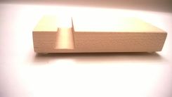 Wooddock 101 - Smartphone, Iphone, Galaxy Wood Phone Dock Stand/Holder - Single Phone 5 small