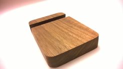 Handcrafted Iphone Dock | Wooden Phone Dock Stand/Holder - Single Phone Or Tablet | Charging Station 2 small