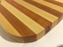 Sitting Cat Cherry And Maple Cutting Board 2 small