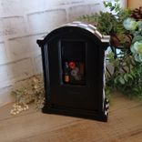 Courtly Mantle Clock Black And White Checked Clock Decor 3 small