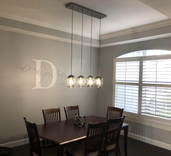 Linear Pendant Chandelier | Made in USA 3 small
