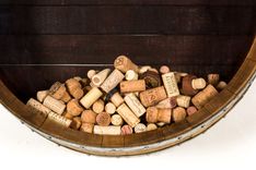 Wall Mounted Wine Bottle & Cork Display - Kala - Made From Napa Wine Barrels 2 small