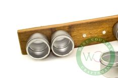 Wine Barrel Stave Magnetic Spice Rack - Flavor - Made From Retired California Wine Barrels 2 small