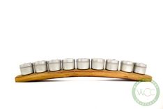 Wine Barrel Stave Magnetic Spice Rack - Flavor - Made From Retired California Wine Barrels 4 small