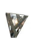 Wine Barrel Ring Wall Sconce - Fajra - Made From Retired California Wine Barrel Rings 4 small