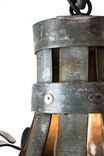 Wine Barrel Ring Pendant Light - Blossom - Made From Retired California Wine Barrel Rings 3 small
