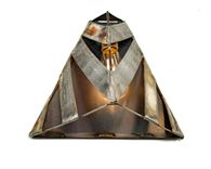 Wine Barrel Wall Sconce - Rana - Made From Salvaged California Wine Barrel Rings 1 small