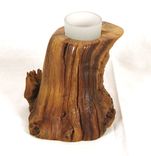 Single Old Grapevine Candle Holder - Solo - 100% Retired Ca Grape Vines 3 small