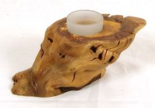 Single Old Grapevine Candle Holder - Solo - 100% Retired Ca Grape Vines 5 small