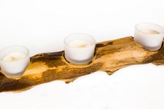 Grapevine 3 Candle Holder - Trefoil - Made From Retired California Grapevines 3 small