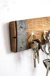Wall Mounted Magnetic Key Holder - Habere - Made From Retired California Wine Barrels 2 small