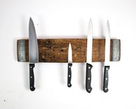 Wall Mounted Magnetic Key Holder - Habere - Made From Retired California Wine Barrels 4 small