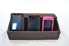 Wine Barrel Charging Station - Hemlock - Made From Retired California Wine Barrels 2 small