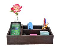 Wine Barrel Charging Station Organizer - Laurel - Made From Ca Wine Barrels 1 small