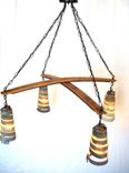 Wine Barrel Ring Chandelier - Intersect - Made From Retired California Wine Barrels 2 small