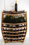 Large Wine And Glass Rack - Chablis - Made From Retired California Wine Barrels 5 small