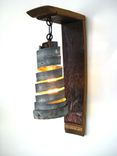 Wine Barrel Wall Sconce - Corba Classic - Made From Retired California Wine Barrels 1 small