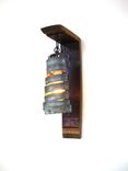 Wine Barrel Wall Sconce - Corba Classic - Made From Retired California Wine Barrels 2 small