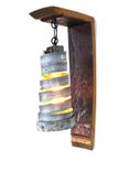Wine Barrel Wall Sconce - Corba Classic - Made From Retired California Wine Barrels 3 small