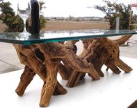Grapevine Coffee Table - Alionza - Made From Retired California Grapevines. 100% Recycled! 6 small