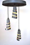 Wine Barrel Head Ceiling Light - Tripoli - Made From Retired California Wine Barrels 5 small