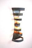 Wine Barrel Double Sconce - Farfalle - Made From Retired California Wine Barrel Rings 5 small