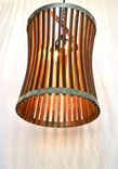 Wine Barrel Chandelier - He - Made From Reclaimed Napa Wine Barrels 2 small