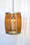Wine Barrel Chandelier Convex Light - Yukimi - Made From Retired California Wine Barrels 1 small