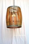 Wine Barrel Chandelier Convex Light - Yukimi - Made From Retired California Wine Barrels 5 small