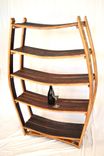 Wine Barrel Bookcase - Amarone - Made From Retired California Wine Barrels 3 small